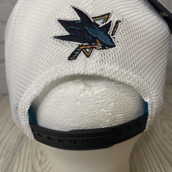 Fanatics San Jose Sharks SJS Branded Mesh Trucker Hat Snapback Womens NHL New - Picture 5 of 10
